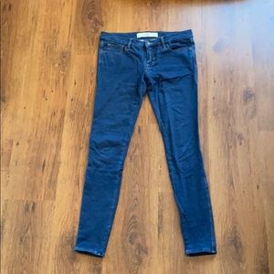 Abercrombie & Fitch dark jeggings.